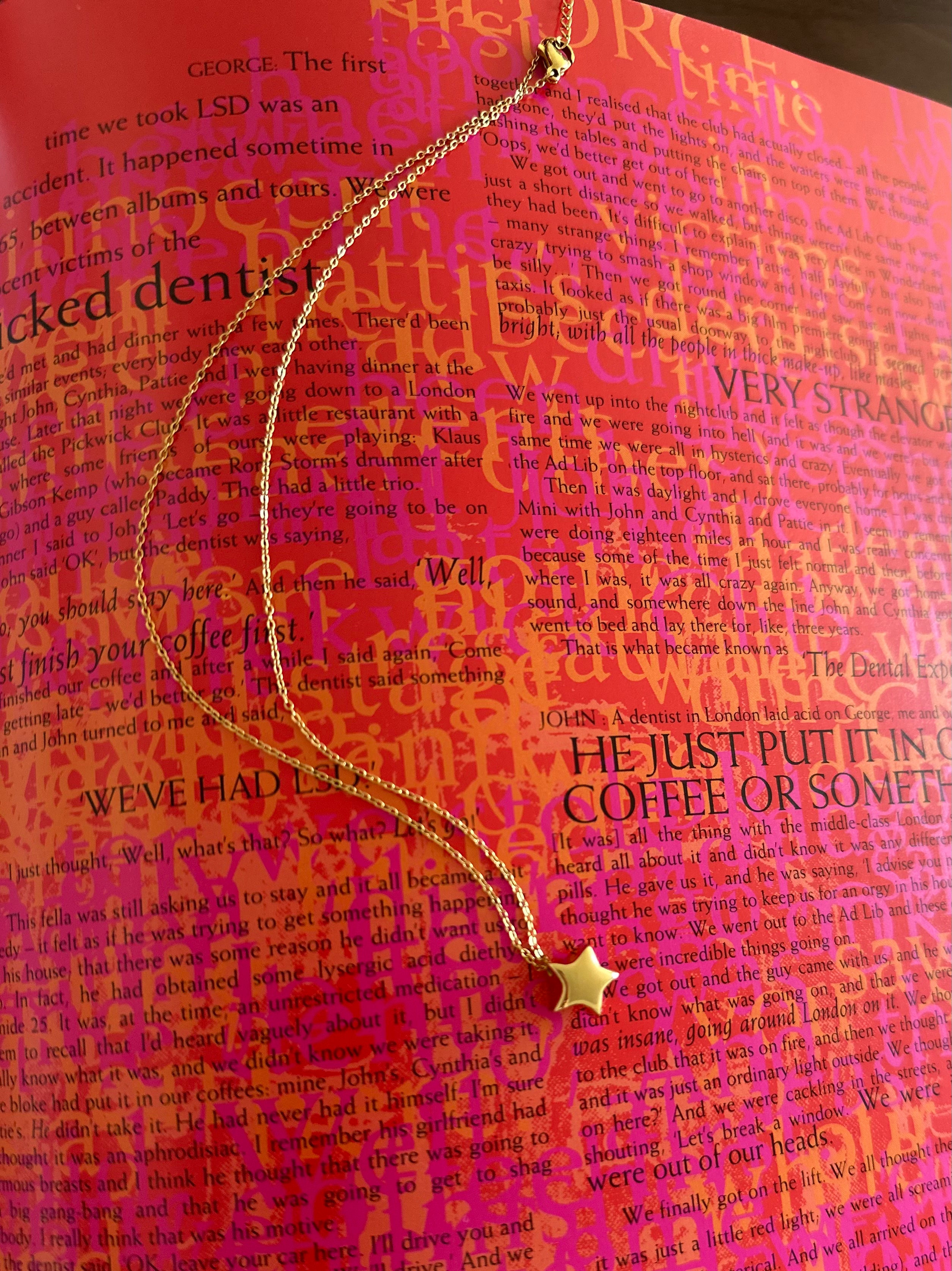 Gold Star Necklace
