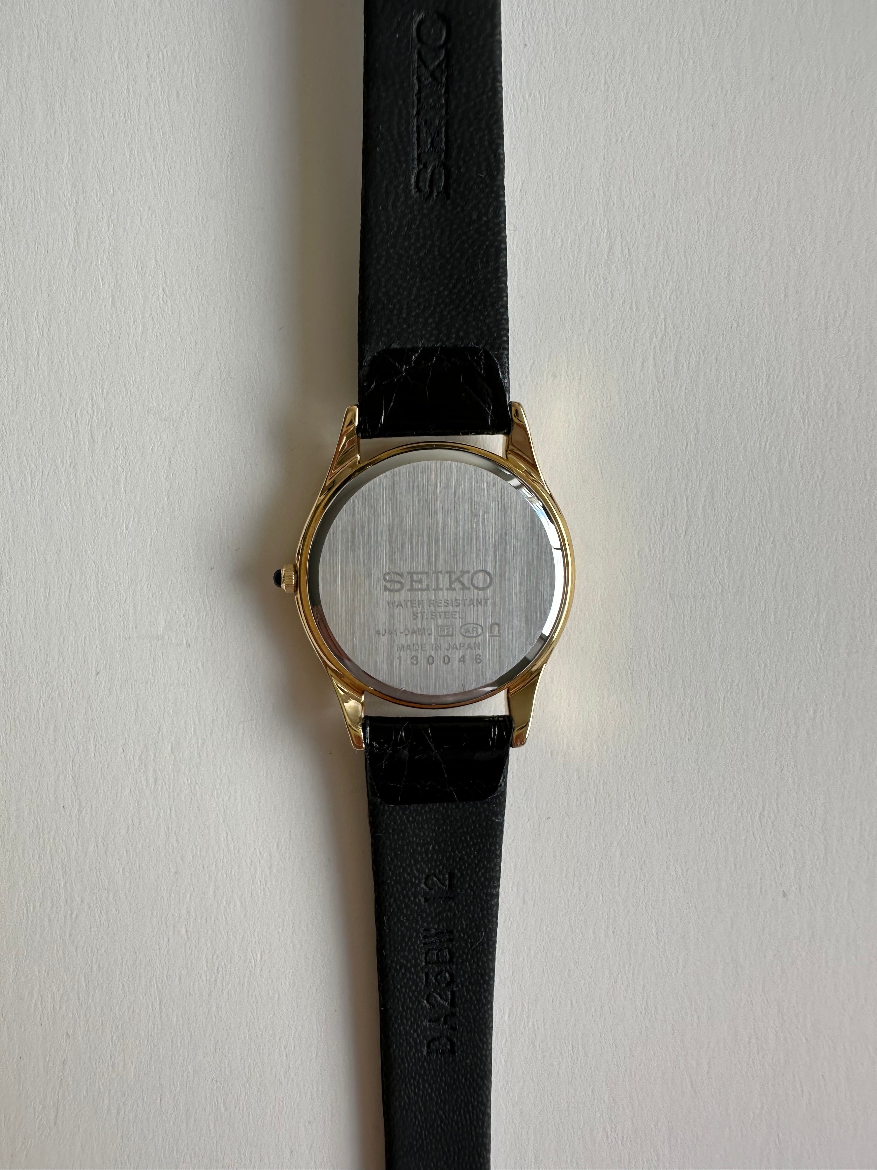 Classic Round Gold Women's Seiko Watch